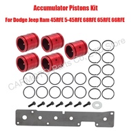 For Dodge Jeep Ram 45RFE 5-45RFE 68RFE 65RFE 66RFE Transmission Accumulator Pistons Repair Kit with 