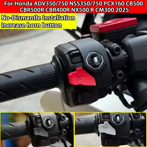 For HONDA ADV350 NSS350 NSS750 XADV750 PCX160 CB500 NX400 2025 Motorcycle modification horn button a