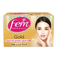 Fem Creme Bleach - Gold, Special Golden Glow with 24K Gold 40g