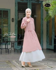 TERBARU LONG TUNIK GRETA YESSANA BAHAN COTTON CRINKLE IMPORT ORIGINAL