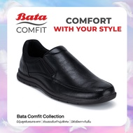 Bata บาจา Comfit รองเท้าคัทชู ทางการ ผูกเชือก สำหรับผู้ชาย รุ่น CVETAN สีดำ รหัส 8216776