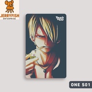 TNG Sticker One Piece Vinsmoke Sanji Touch n Go Card TnG NFC eWallet Access Card Waterproof Sticker 