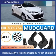 Car Mudguards for Vios 2019-2022 Splash Flaps Mudflaps Accessories