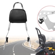 Motorcycle Passenger Backrest Sissy Bar Cushion Pad for Harley Sportster XL883 1200 48 04-17