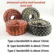 Width10-22mm Universal active belt hundred knot belt/fish scale belt adjustable triangular belt-1M