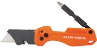 Klein Tools 44304 Folding FLICKBLADE Utility Cutter Compact Removable Impact Driver 1/4-Inch Nut Dri