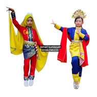 BAJU MERDEKA SRIKANDI BUDAK PEREMPUAN MERAH/BIRU