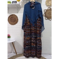 Home dress set bergo Azizil/HFD/NK/Qisya jaya