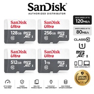 MicroSD Memory Card C10 U1 Up to 120MB/s TF Card for Smartphone CCTV Dashcam