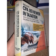 CPA Reviewer in Taxation by: Enrico Tabag