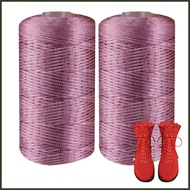 Summer Art Yarn Cord 2pcs Beach Bag Yarn Crochet Raffia Yarn Straw Yarn Crochet Knit Yarn Hollow Yarn for DIY fitshosg