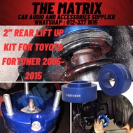 2” Rear Lift Up Kit for Toyota Fortuner 2005–2015 | 50mm Coil Spring Spacer | Rear Suspension Raise