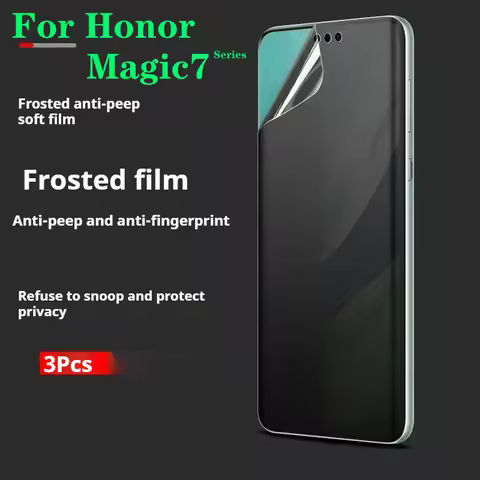 Magic7Pro Privacy Screen Protector For Honor Magic7 Pro Matte Hydrogel Film Magic 7Pro Soft Antipeep