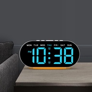 LAYAR Multifunctional Table Alarm Clock with Large LED Display, Bedside Lamp with USB Output 9003