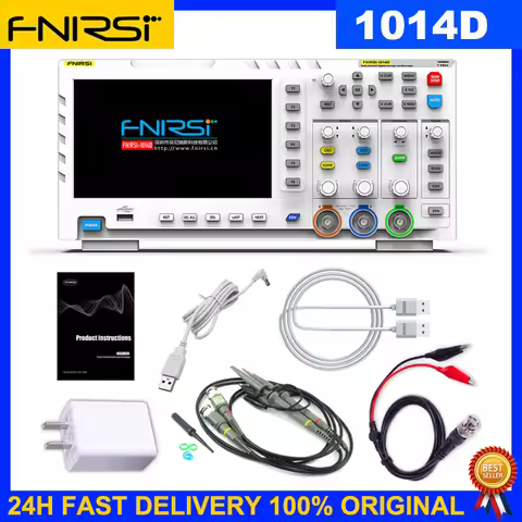 Oscilloscope DDS Signal Generator Oscilloscope 2 in 1 Digital 2 Channels 100Mhz,1GSa/s Sampling Rate