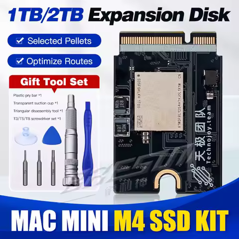 Suitable for MAC Mini M4 1TB/2TB SSD components, DIY memory upgrade, free disassembly tools