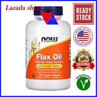 Now Foods, Flax Oil, 120 Veggie Softgels, Flax seed oil - - Omega 3 fatty acids - cardiovascular, circulation, blood pressure, cholesterol levels