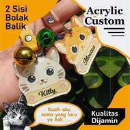 Kalung Kucing Acrylic Custom - Kalung Kucing Nama