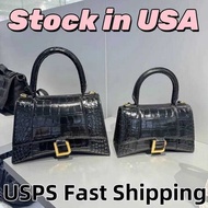 crocodile alligator crossbody shoulder bags designer black mini tote purses for women gold letters h