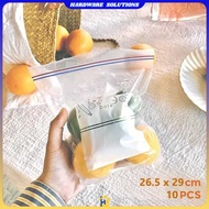 Ziplock Food Organizer Plastic Bags 26.5x29cm 10 PCS - ZW-58