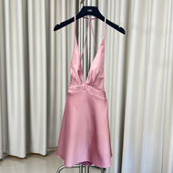 Lism D-114 Mini Satin Dress ชุดเดรสซาตินสั้น