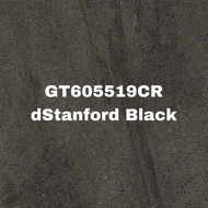 Roman Granit 60x60 dStanford Black / Lantai Kasar Hitam / Lantai Teras