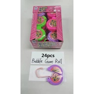 BUBBLE GUM ROLL 24PCS