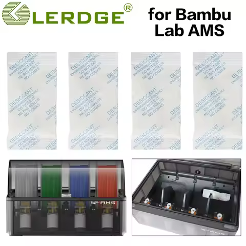 For Bambu Lab AMS Desiccant drying packet Moisture Absorber 3D printer bambulab P1P X1C P1S AMS fila