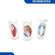 LILIN CATHOLIC CANDLE HOLDER 10 CM PRAYER CANDLE HOLDER/ SPIRITUAL CANDLE HOLDER/