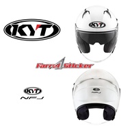 stiker helm KYT STICKER HELMET HALF FACE KYT NFJ