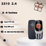 适用跨境3310 2.4gsm2G非智能直板按键老人功能手机双卡