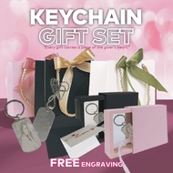 KEYCHAIN NECKLACE GIFT SET KEYCHAIN GIFT SET NECKLACE GIFT SET ENGRAVING TEACHERS DAY MOTHERS DAY FA