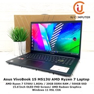ASUS VIVOBOOK 15 M513U AMD RYZEN 7 5700U 20GB RAM 500GB SSD USED LAPTOP WITH BOX