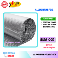 10 Meter Aluminium Foil Bubble Peredam Panas Atap Rumah 25Meter Tebal Insulasi Genteng Penahan Panas