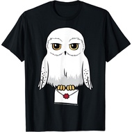 ππ Harry Potter Hedwig Adult T-Shirt Cute Cartoon Portrait T-Shirt Fashion Tops Boys Girls Distro Ag