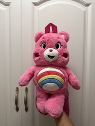 Care bears 彩虹熊 背包 粉紅色