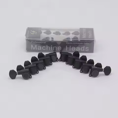 1 Set 6/7/8 Strings Guitar Machine Heads Tuners Black Tuning Peg KR(Origin) Guitars