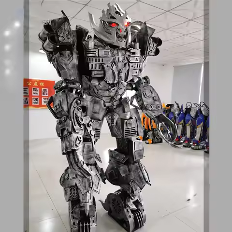Led Robot Men Wearable Costume Commercial Performance Armor Wears Flexible Mecha Clothing Prop Stage