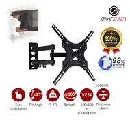 32" to 55" inch Full Motion Adjustable LCD LED Plasma TV Wall Mount Bracket with Built in Cable Management