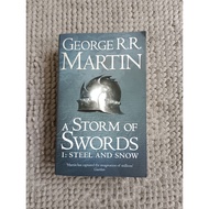 A Storm of Swords: Steel and Snow (A Song of Ice and Fire #3, part 1) by George R.R. Martin Harper V