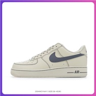 [Quality Assurance] N & K Air Force No. 1 Low-Top White/Black Multi-Purpose Casual Sneakers J2CJ 3fe