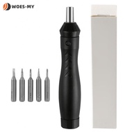 For Precision Ratchet Screwdriver 5 in 1 Set with Magnetic Bits for Tech Repairs