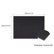 1pcs 200x300mm 3k Carbon Fiber Board Plate&Sheet Thickness 0.5/1.0/1.5/2.0/3.0mm Pure Carbon Composi