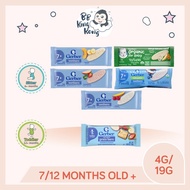 BB King Kong Gerber Snack Pack Soft Baked Bars 19G/Teether Snack AppleStraw 4G/BananaPeach 4G/