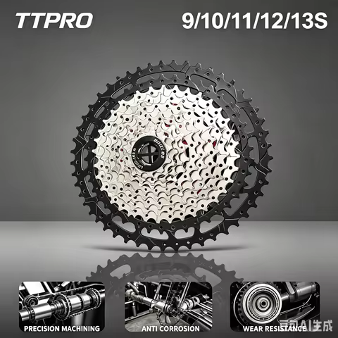 Bicycle Cassette 8/9/10/11/12Speed MTB Sprocket 11T-32T/36T/40T/42T/46T/50T/52T HG Structure Freewhe