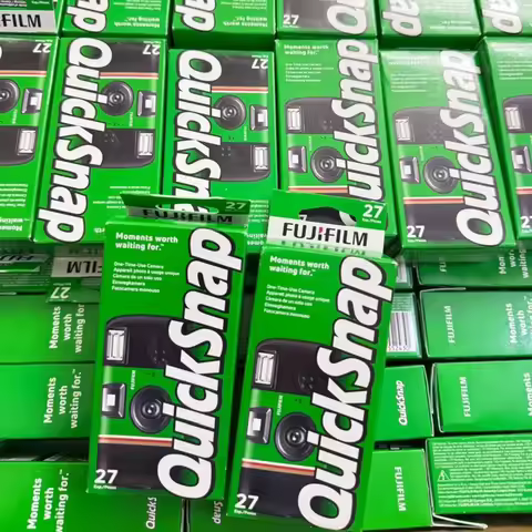 Fujifilm QuickSnap Power Degrees with Flash ACE 400 27 Photo Exposures Single Use One Time Use Dispo