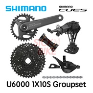 Shimano Cues 1x10 Speed U6000 MTB Groupset Shifter Derailleur Chain LG300 48T Crankset Bicycle
