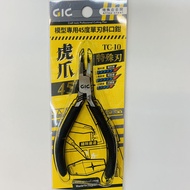 GIC Vise Model Dedicated 45 Degree Single-Blade Diagonal Pliers TC-10 Made In Taiwan Ten Thousand Ye