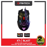 FANTECH X7s RGB Blast Optical Macro Key RGB Gaming Mouse เมาส์เกมมิ่ง ออฟติคอล ตั้งมาโครคีย์ได้ ความ