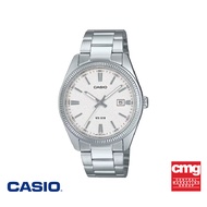 CASIO นาฬิกาข้อมือ รุ่น MTP-1302DA-7AVDF สายสแตนเลสสตีล สีขาว